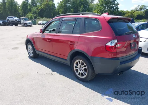 2004 BMW X3 2.5I from USA, damaged, VIN WBXPA73444WC36047
